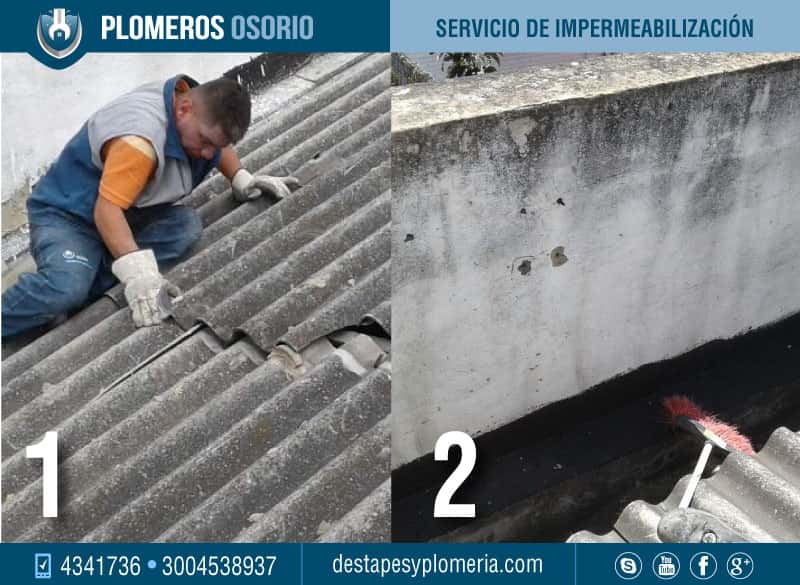 reparación de cubiertas en Bogotá