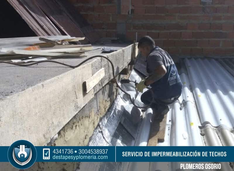 Impermeabilización de techo en Zipaquirá