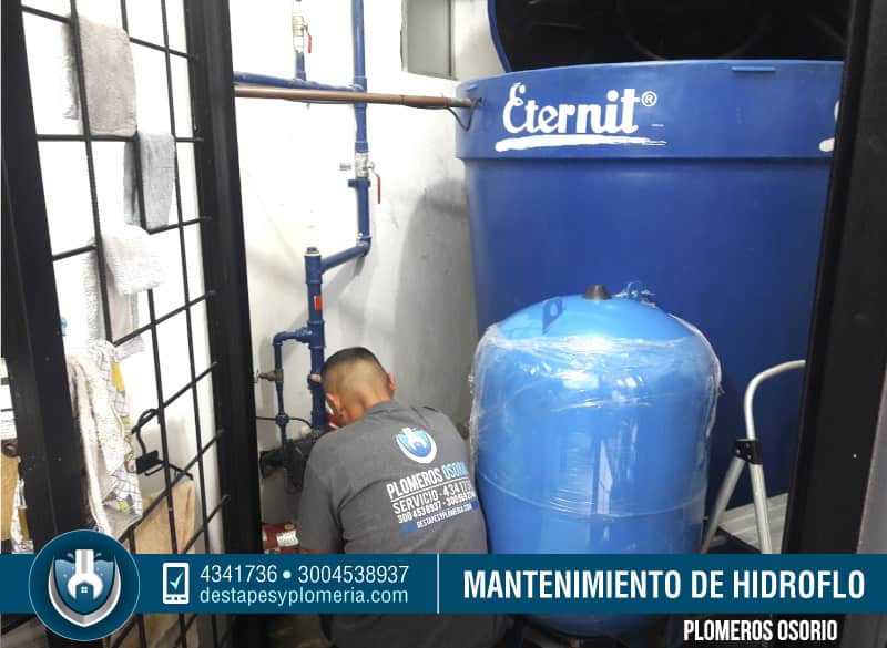 Instalación de hidroflo en Bogotá