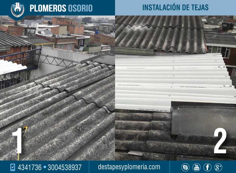Instalación de tejados en Bogotá